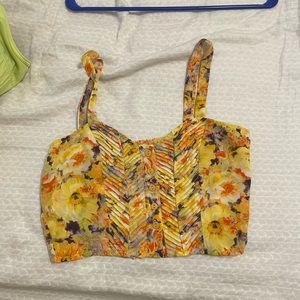 Multicolored Cropped Tank